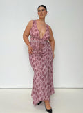 Nikolise Maxi Skirt Purple Curve