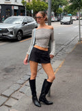 Two Lovers Low Rise Short Black