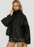 Shoreline Funnel Jacket Noir