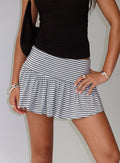 Ruelle Mini Skort Grey / White