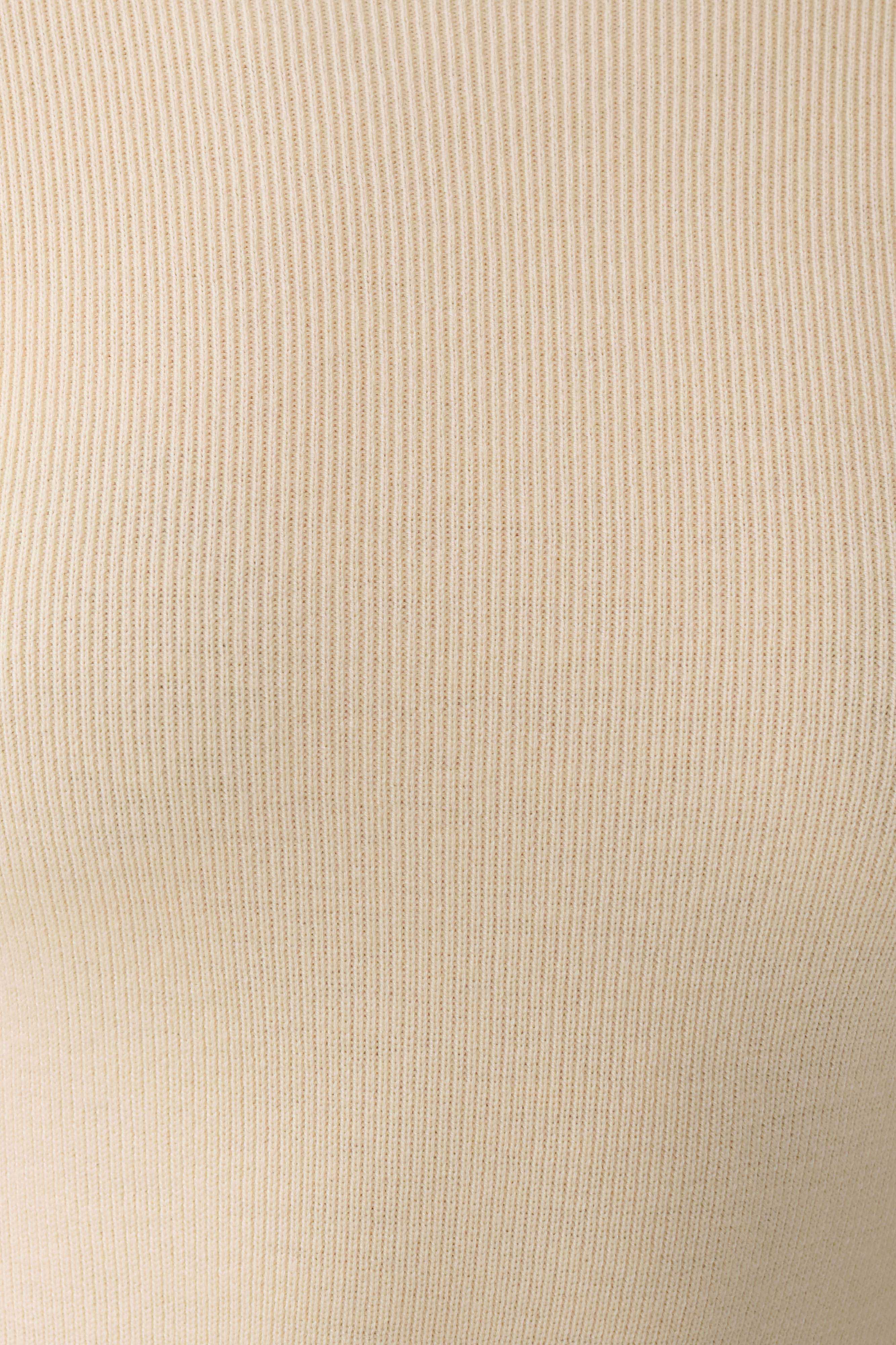Rowan Long Sleeve Knit Maxi Dress - Cream