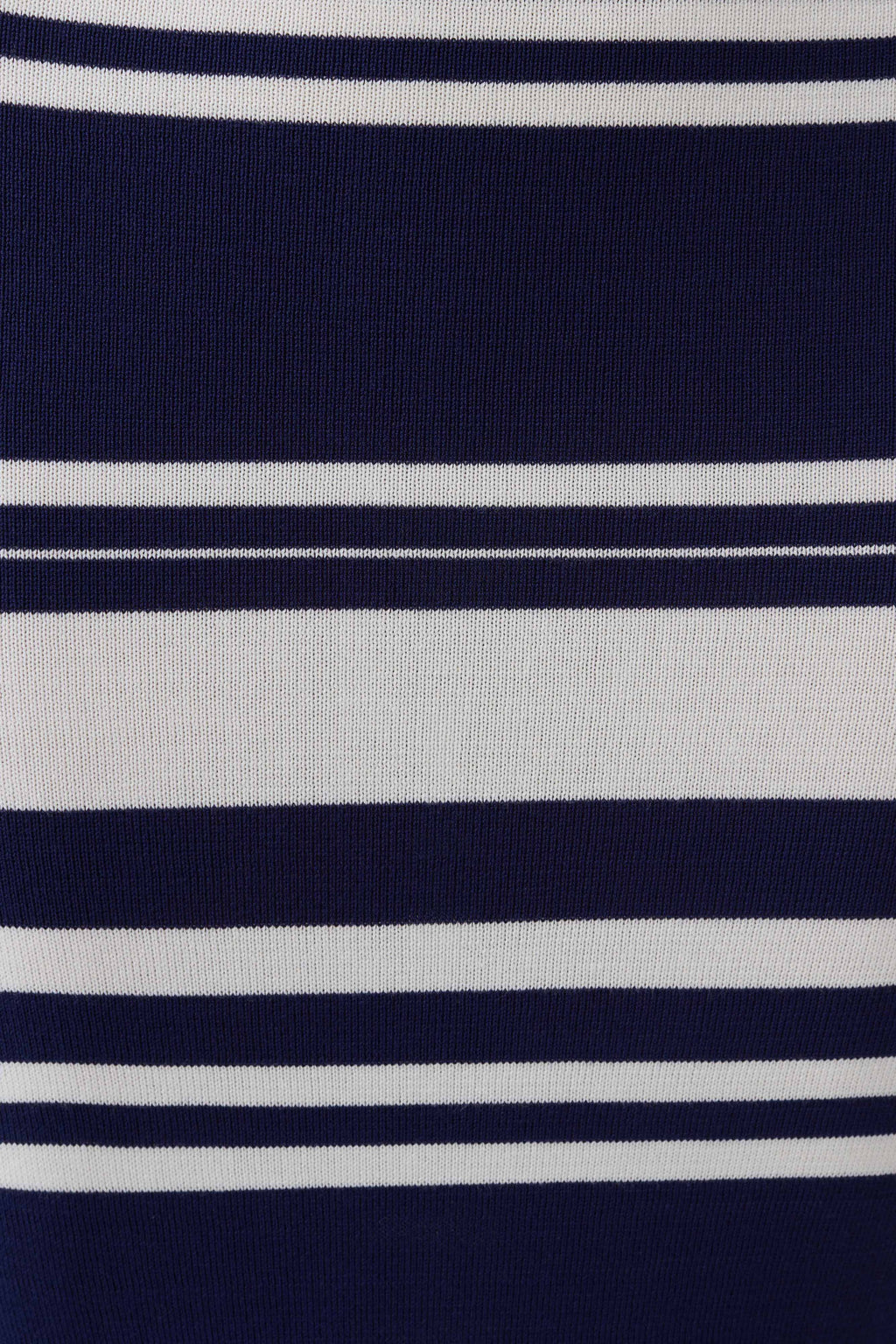 Brienne Stripe Midi Dress - Navy/Ivory
