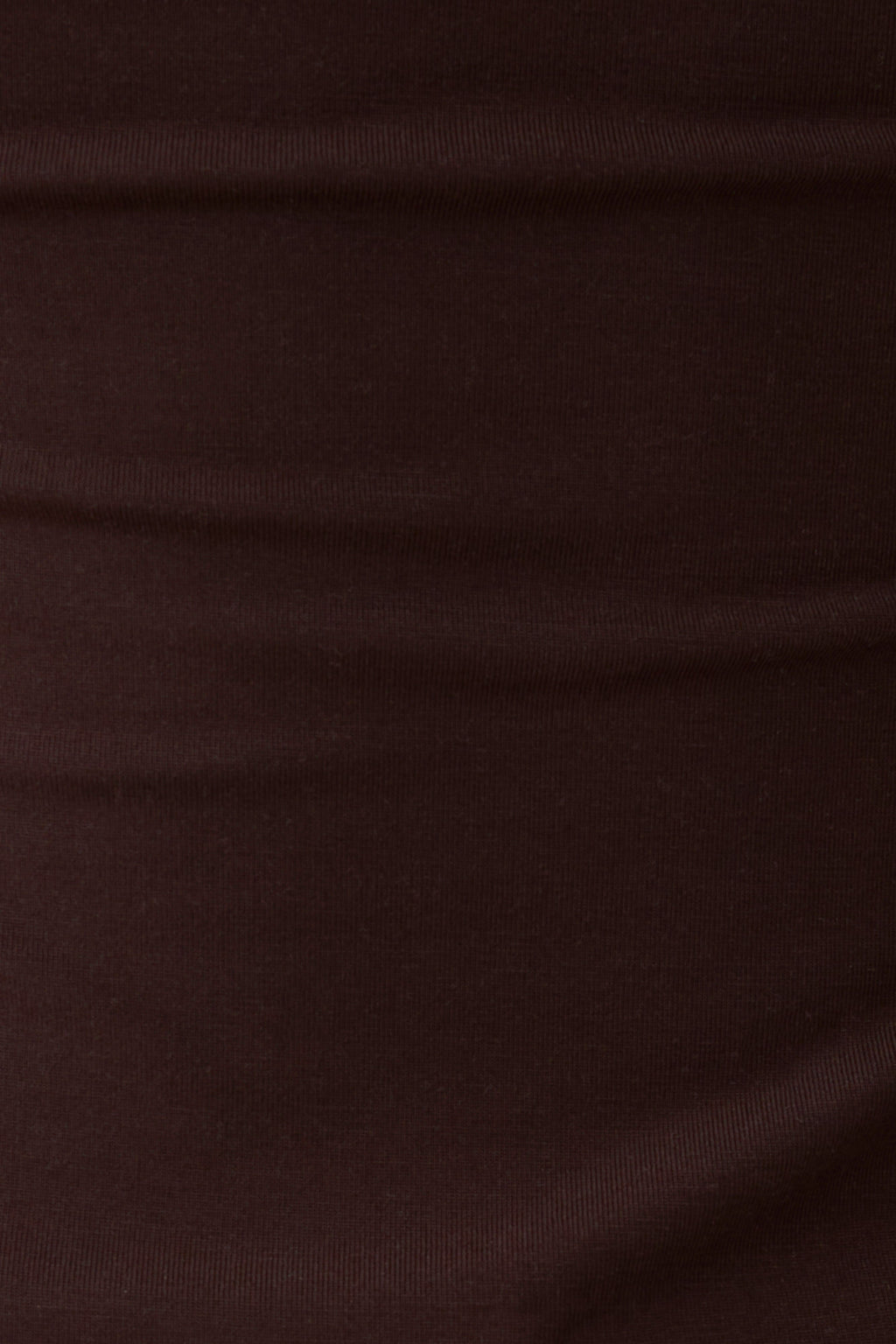Chai Peached Jersey High Neck Top - Chocolate