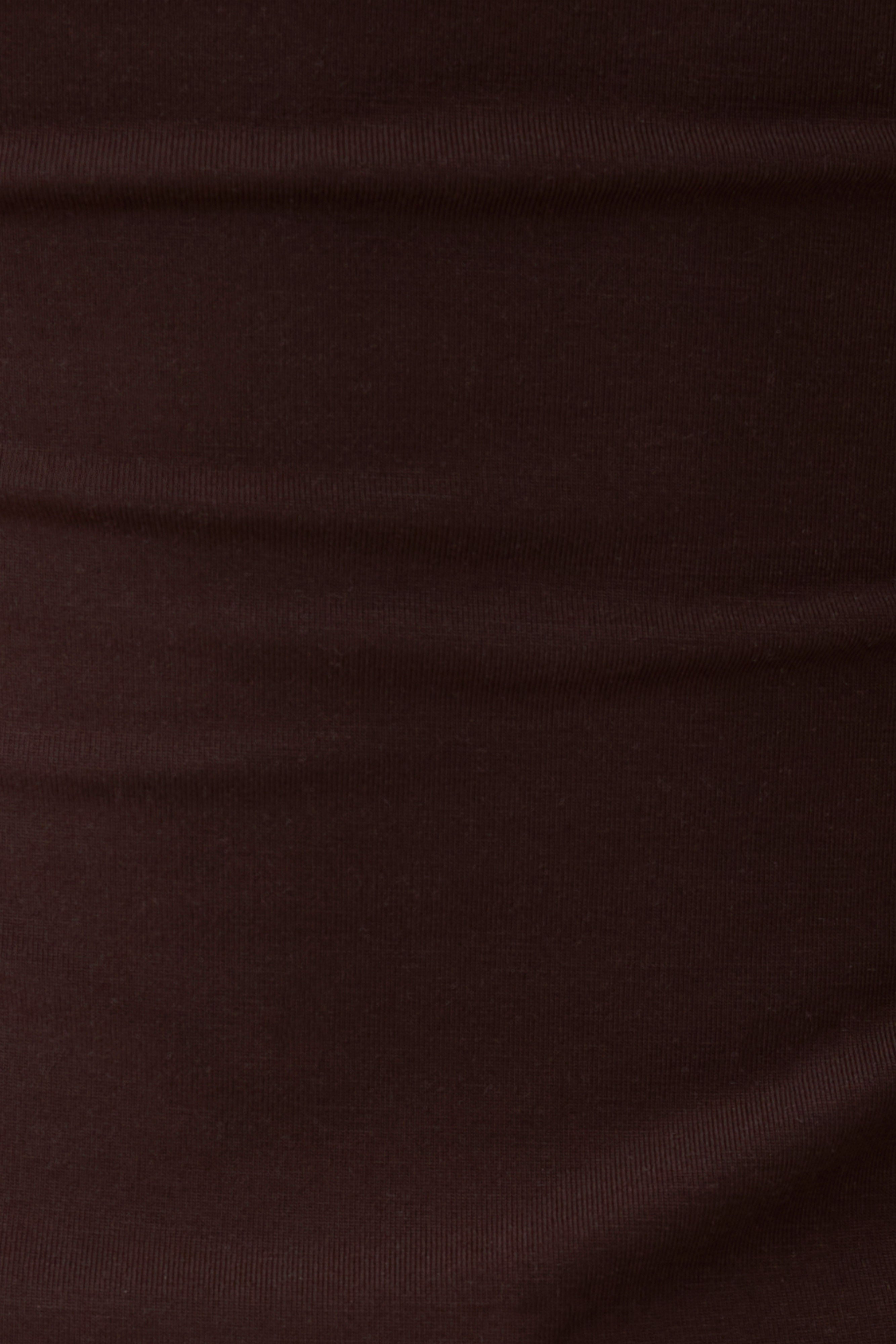 Chai Peached Jersey High Neck Top - Chocolate