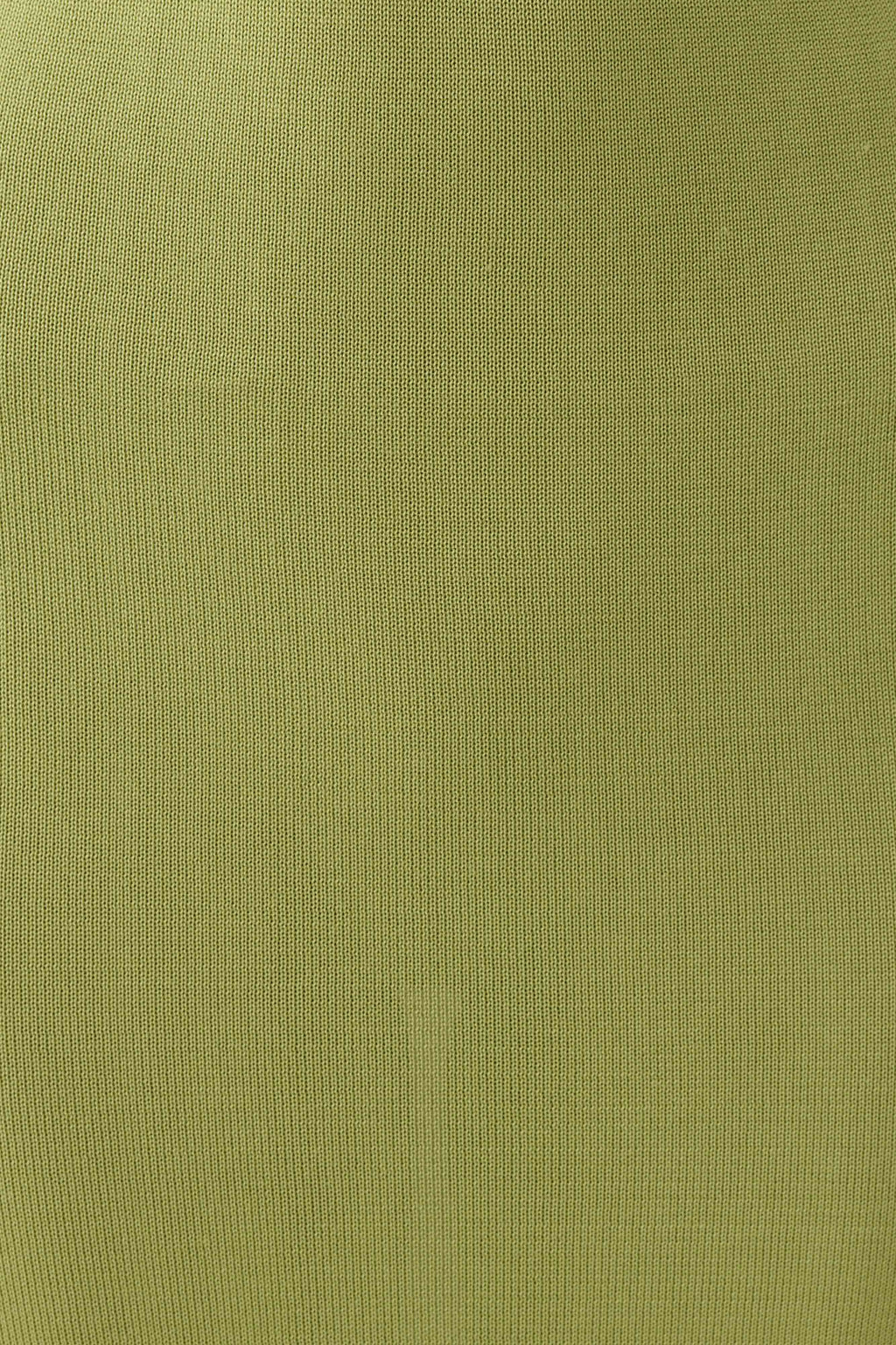 Ashtin Cross Front Knit Maxi Dress - Olive