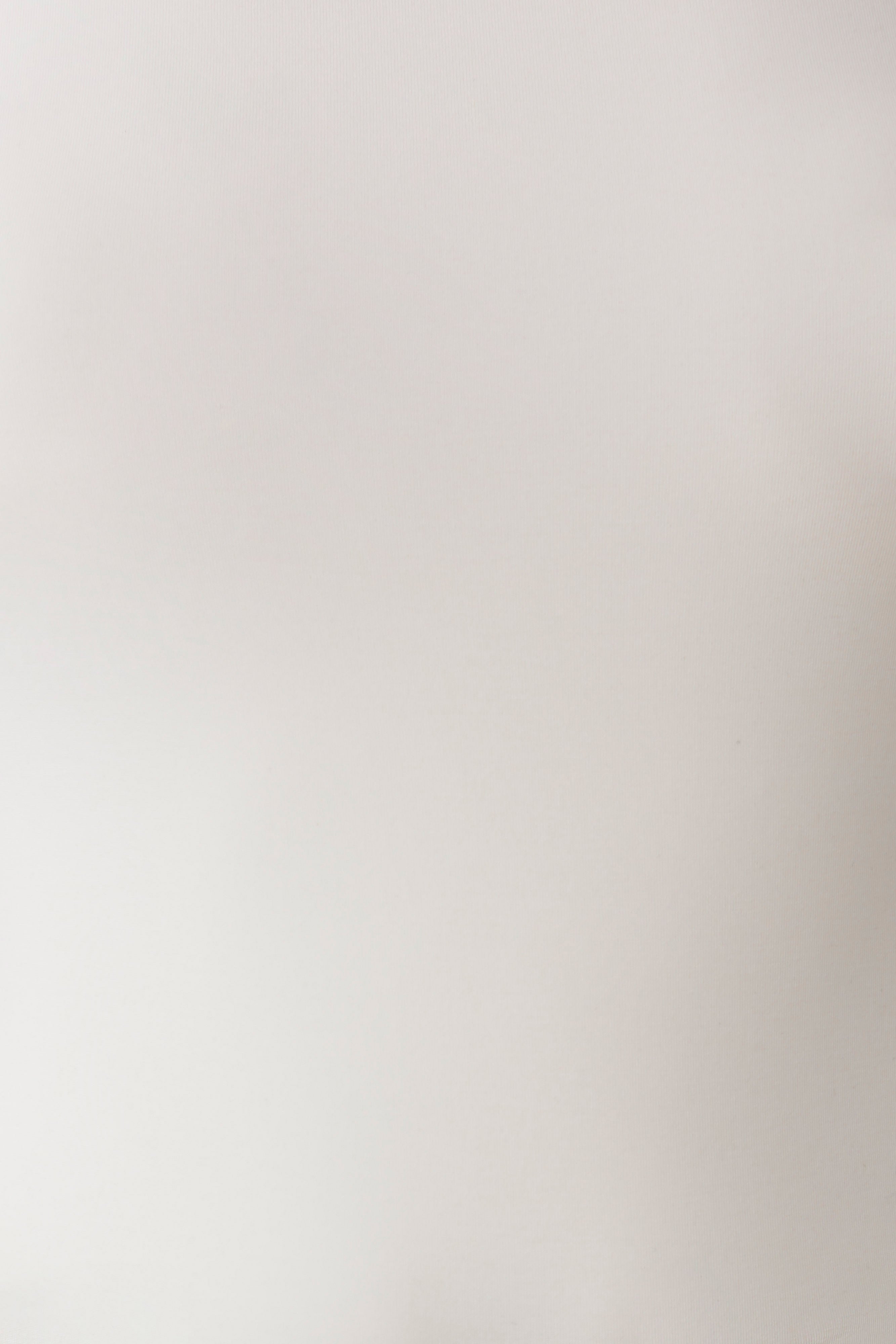 Chai Peached Jersey High Neck Top - Ivory