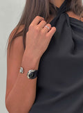 Change Again Cuff Silver / Black