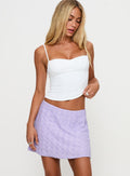 Mirina Mini Skirt Purple