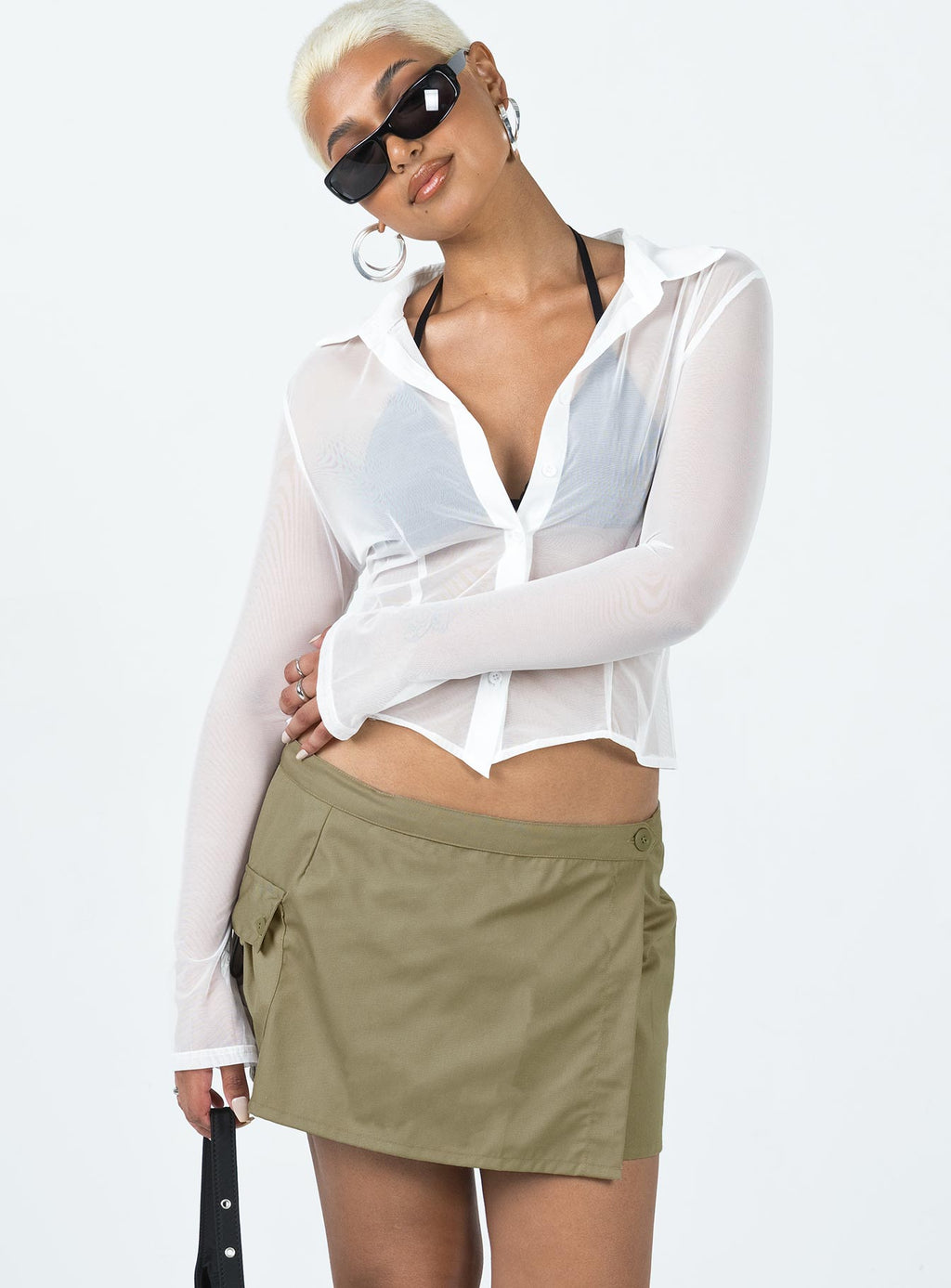 Motel Zephyr Skirt Taupe