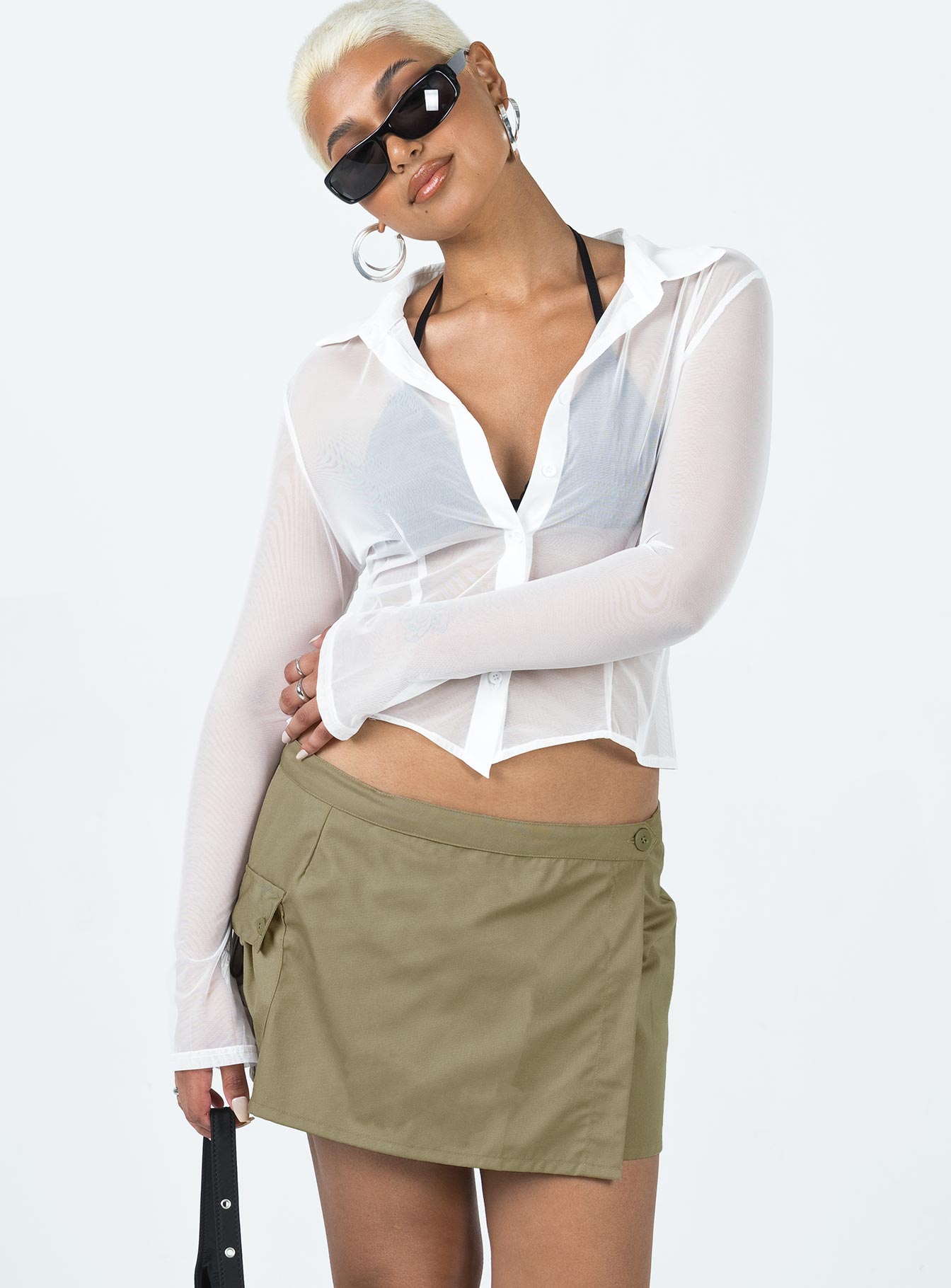 Motel Zephyr Skirt Taupe