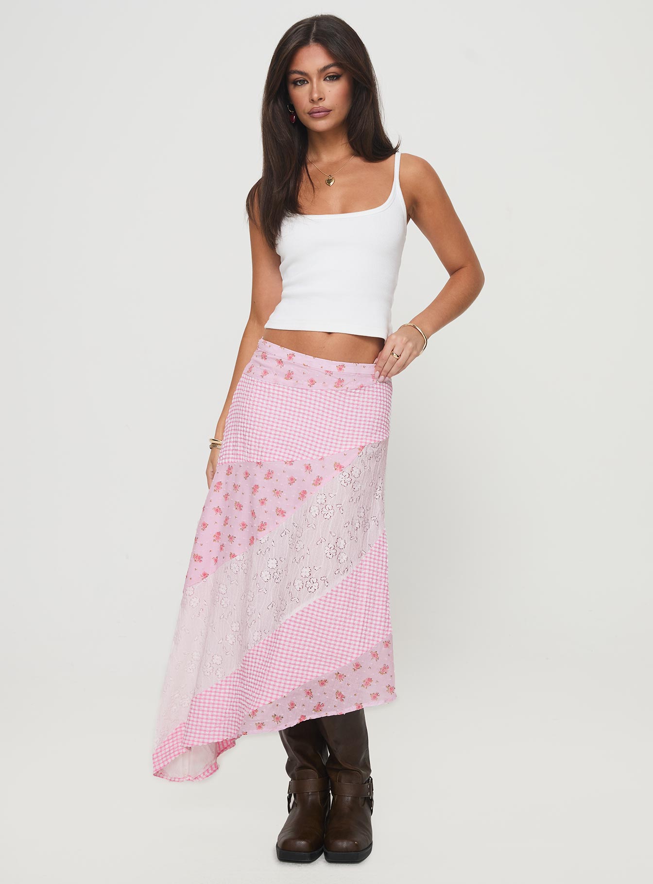 Rennar Maxi Skirt Multi Petite