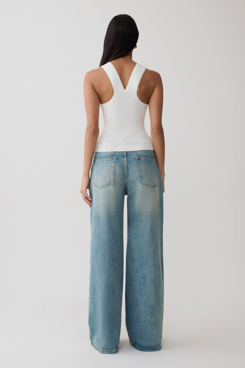 Marleen Knit Tank Top - White