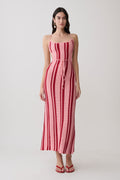 Shepherd Crochet Halter Maxi Dress - Pink