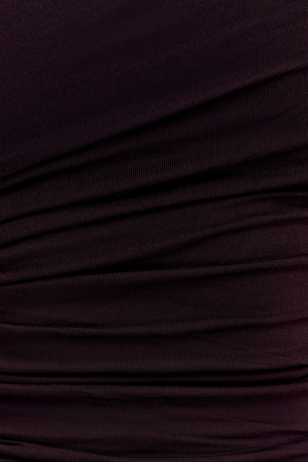 Anna One Shoulder Modal Top - Cacao Brown