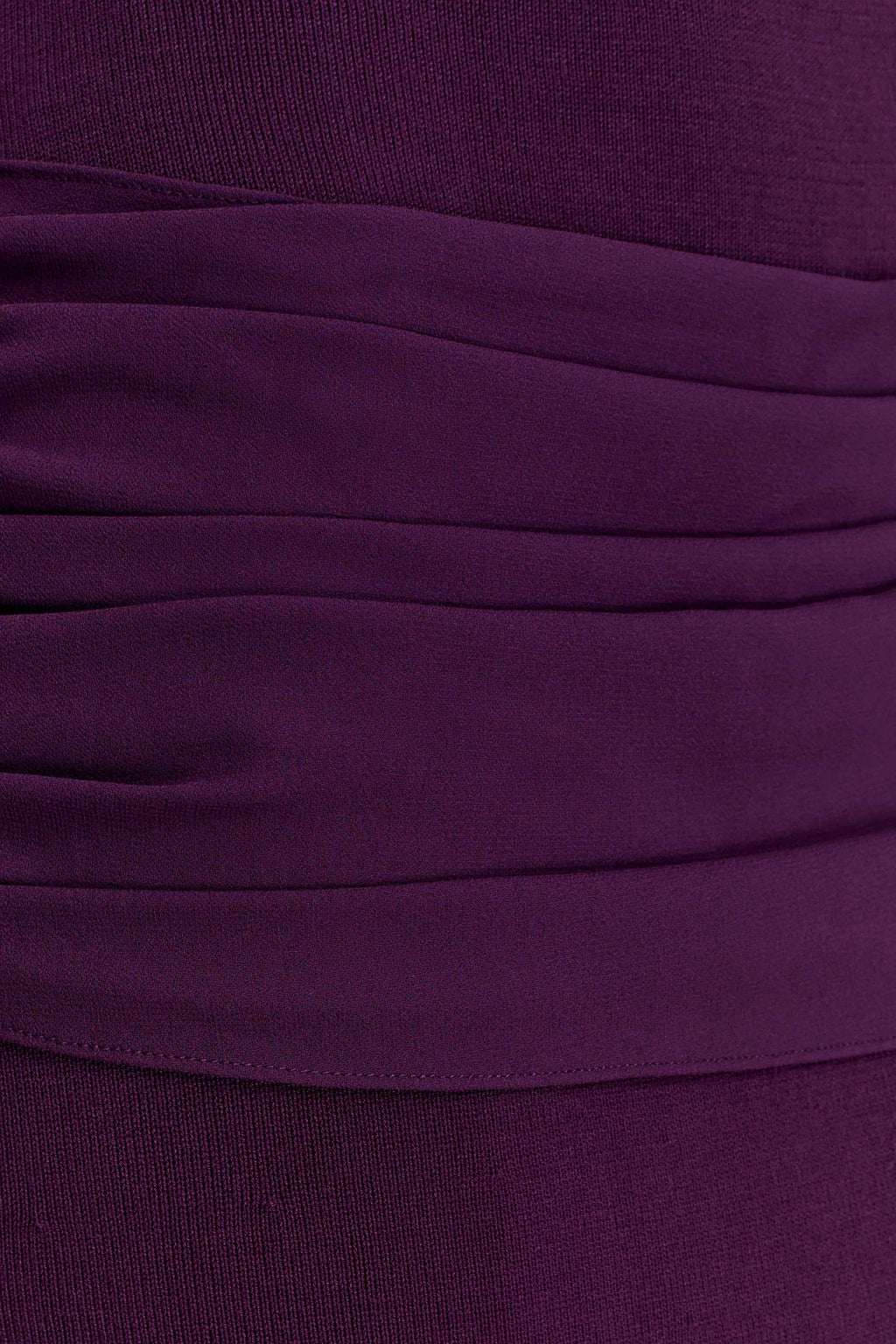 Grayson Knit Chiffon Maxi Dress - Plum