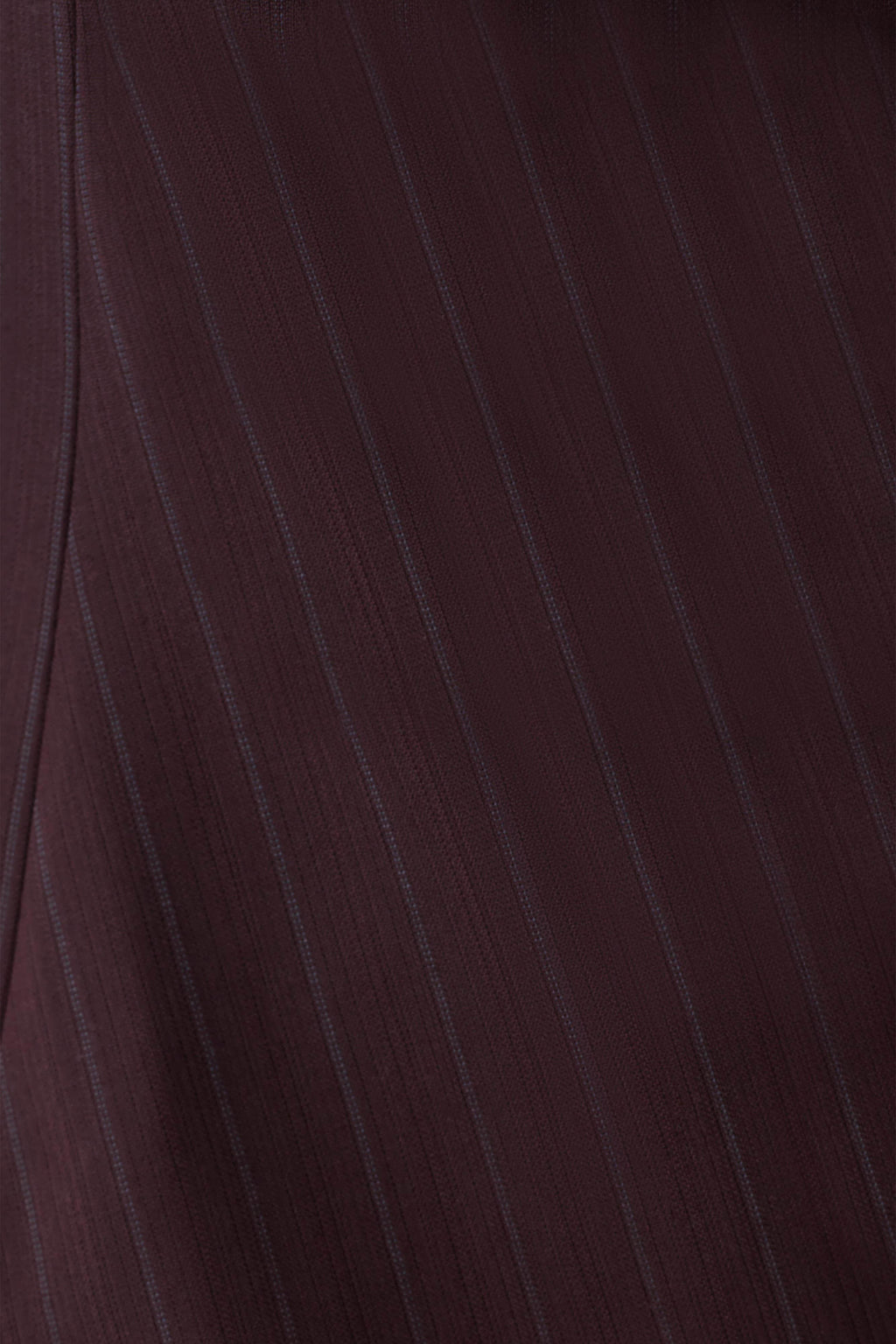 Agatha Square Neck Blazer - Plum Pinstripe