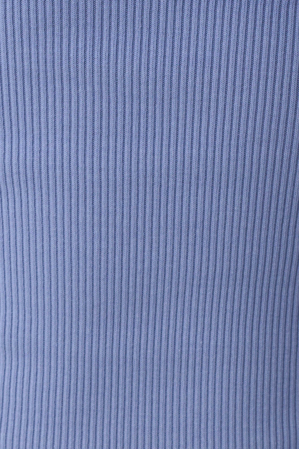 Aisling Ribbed Square Neck Sleeveless Top - Cornflower Blue