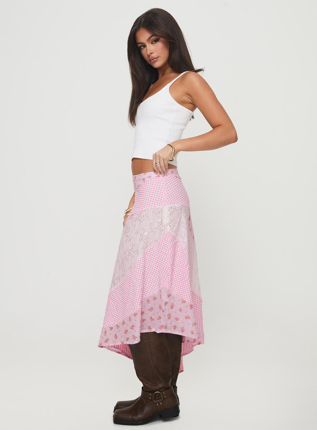 Rennar Maxi Skirt Multi Petite