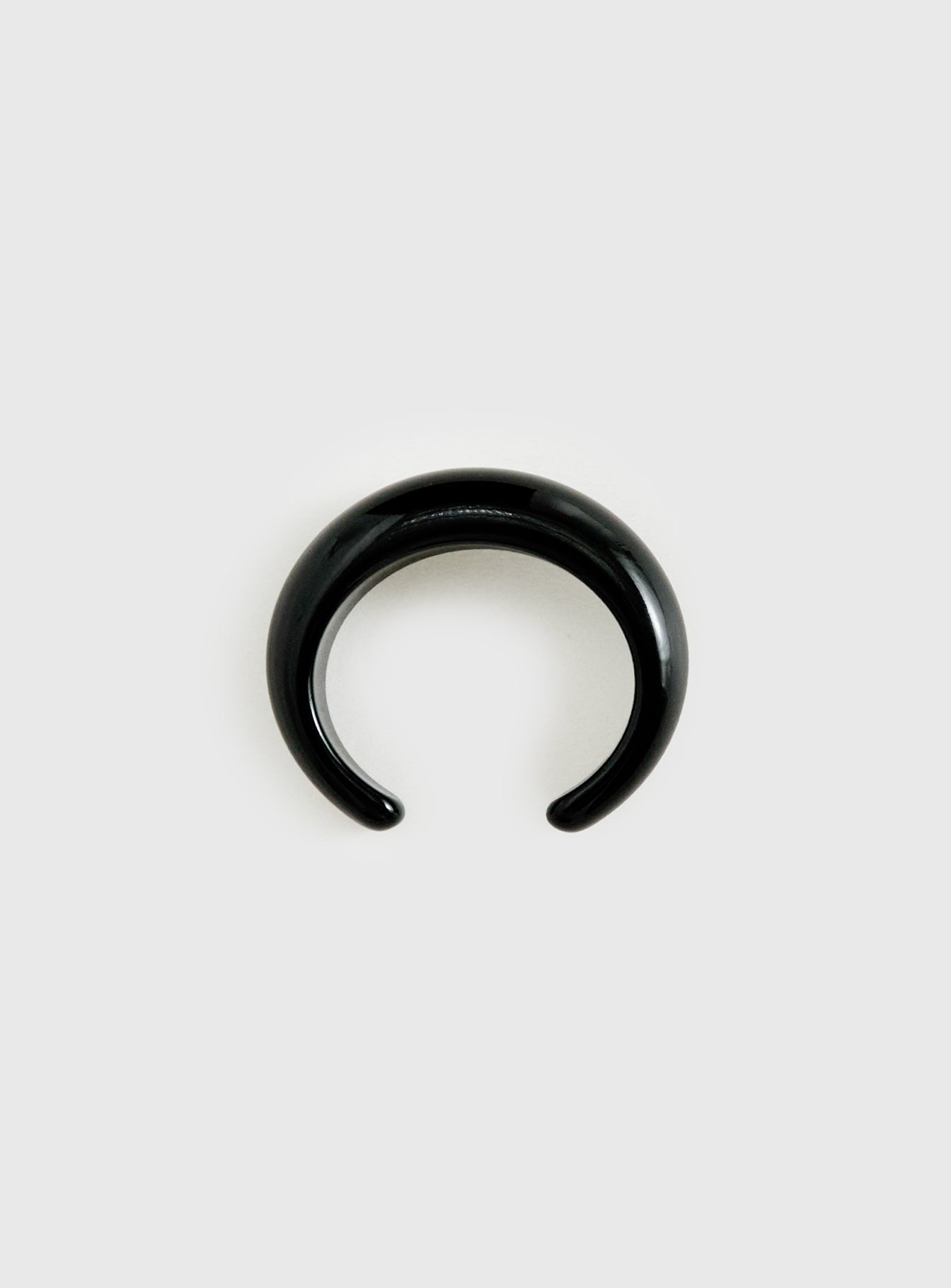 Keera Resin Cuff Black
