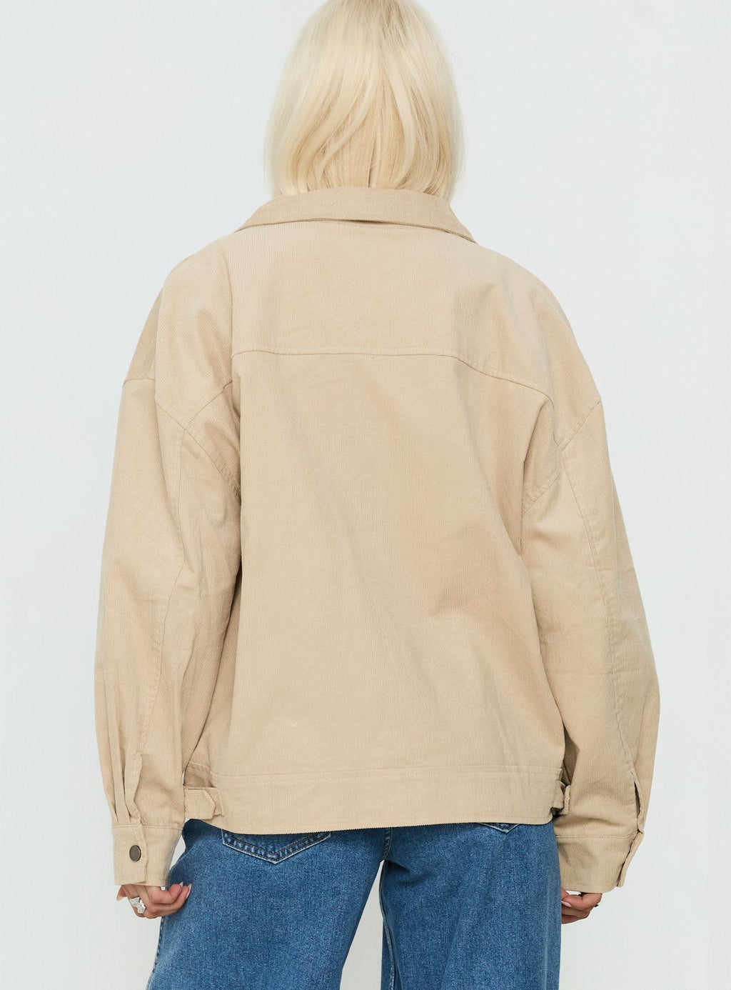 Goldsmith Corduroy Bomber Jacket Stone