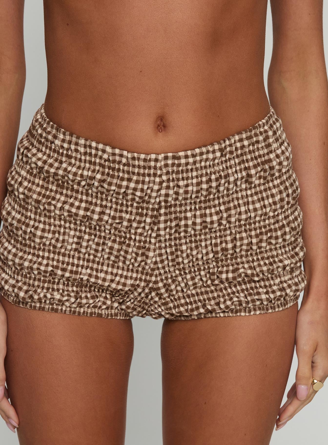 Kubo Short Brown / Gingham