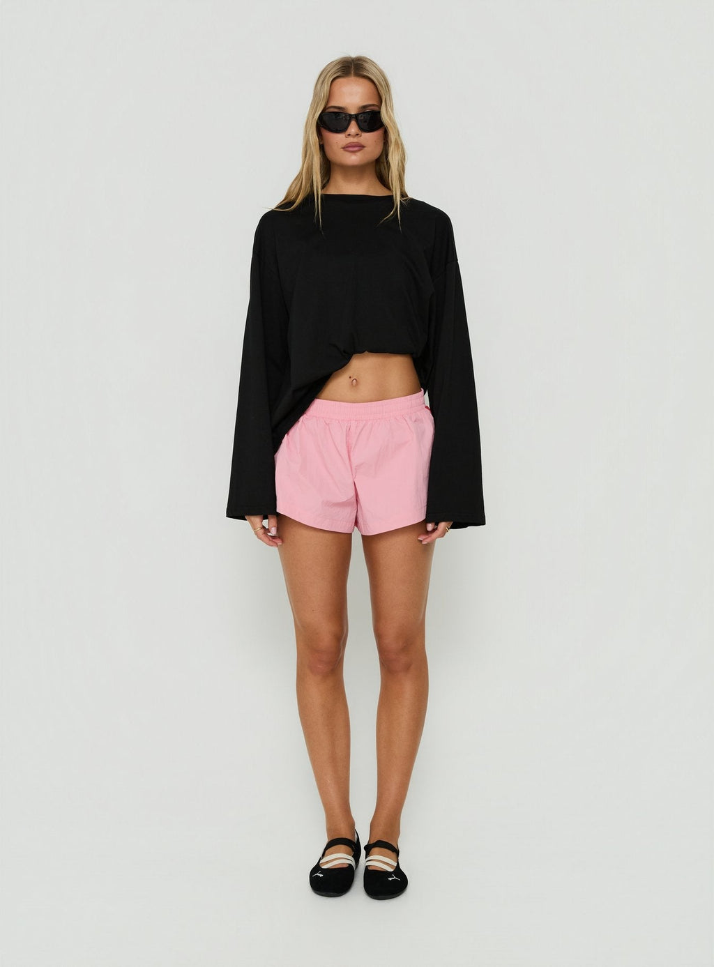 Borderline Track Short Pink / Red