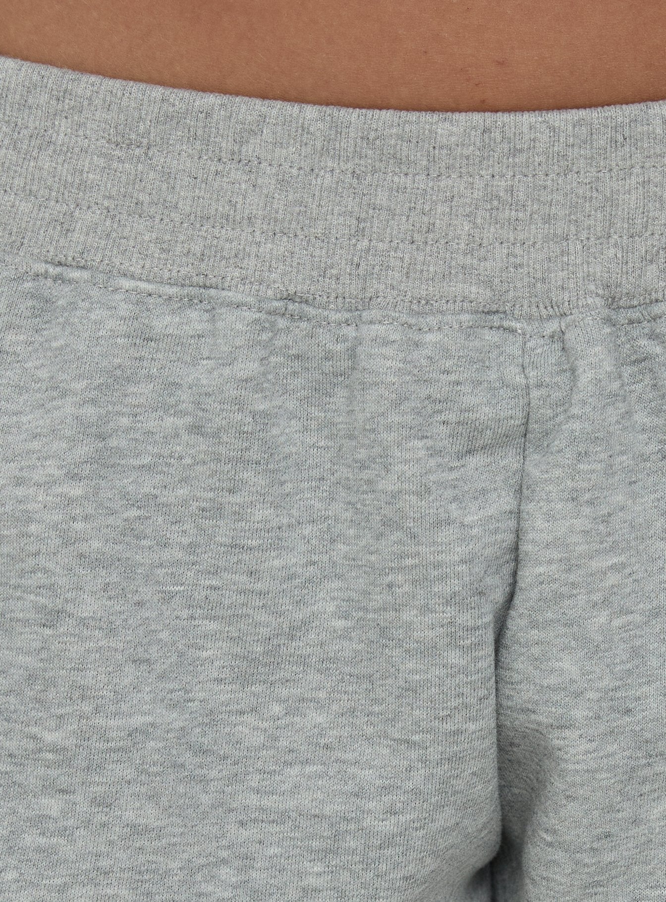 Kohdie Applique Fleece Micro Shorts Grey Marle