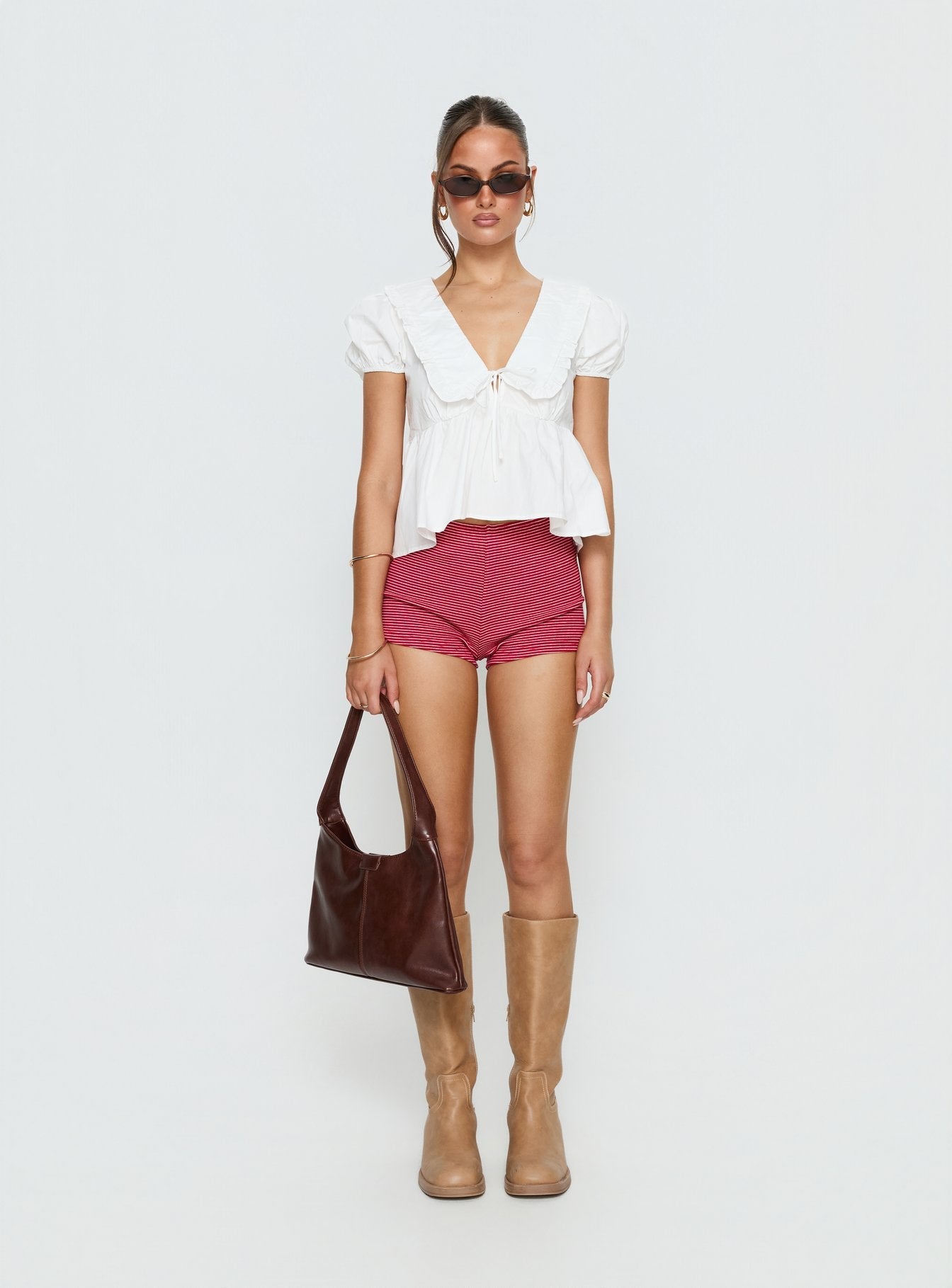 Minney Shorts Red Stripe