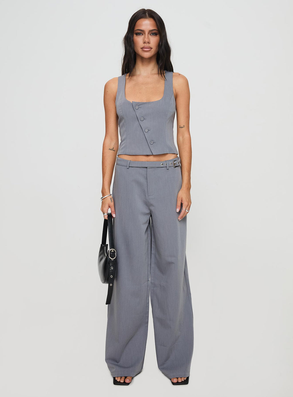 Miku Pants Charcoal