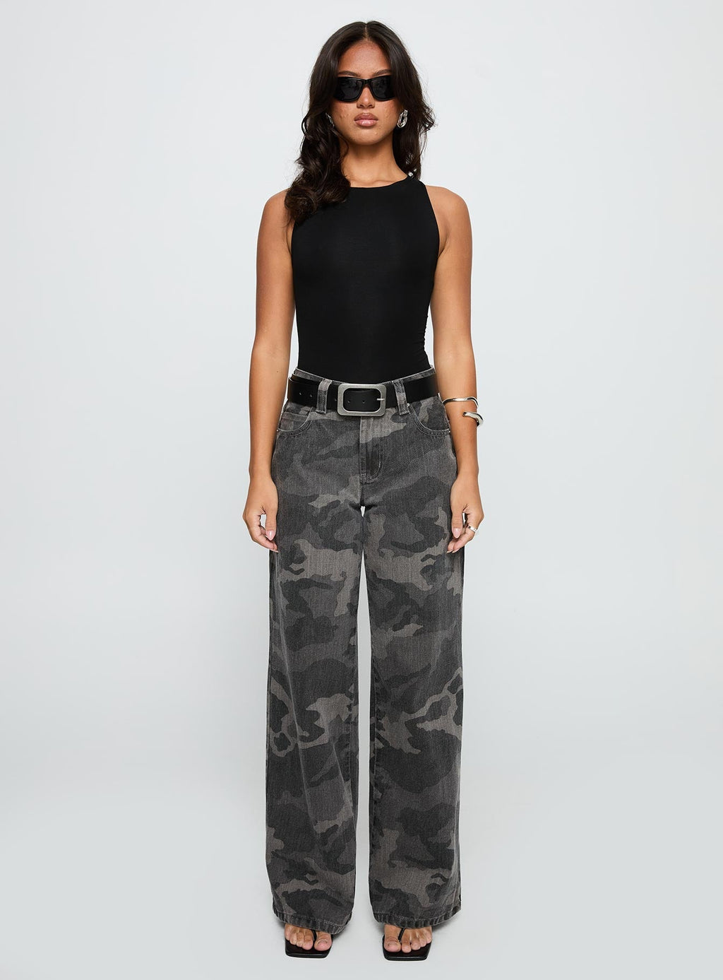 Majesty Tie Back Bodysuit Black