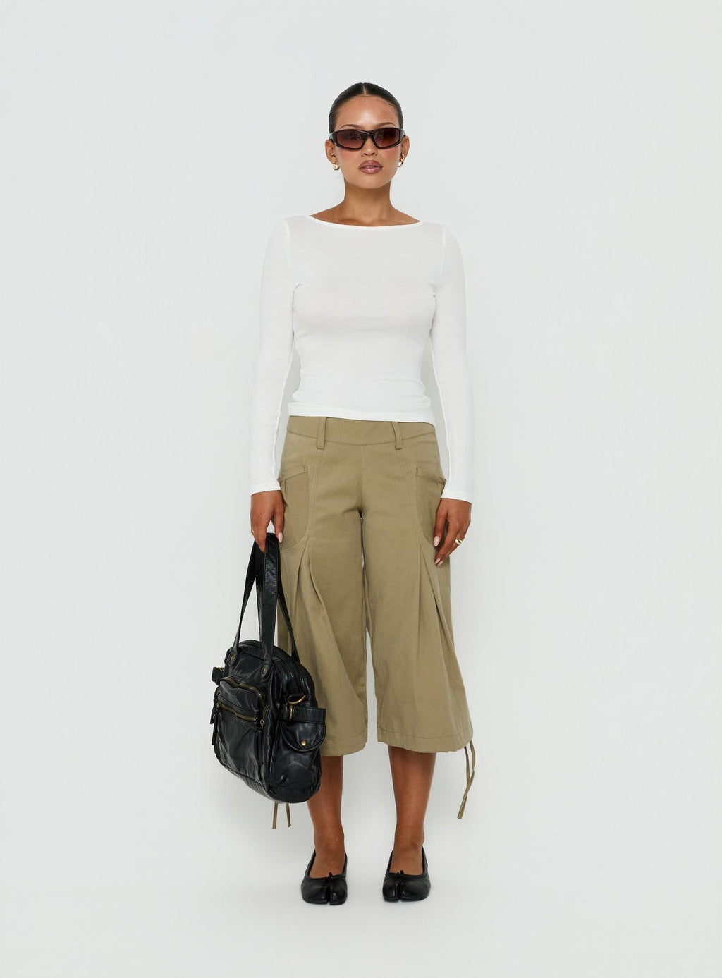 Iria Capri Trouser Khaki