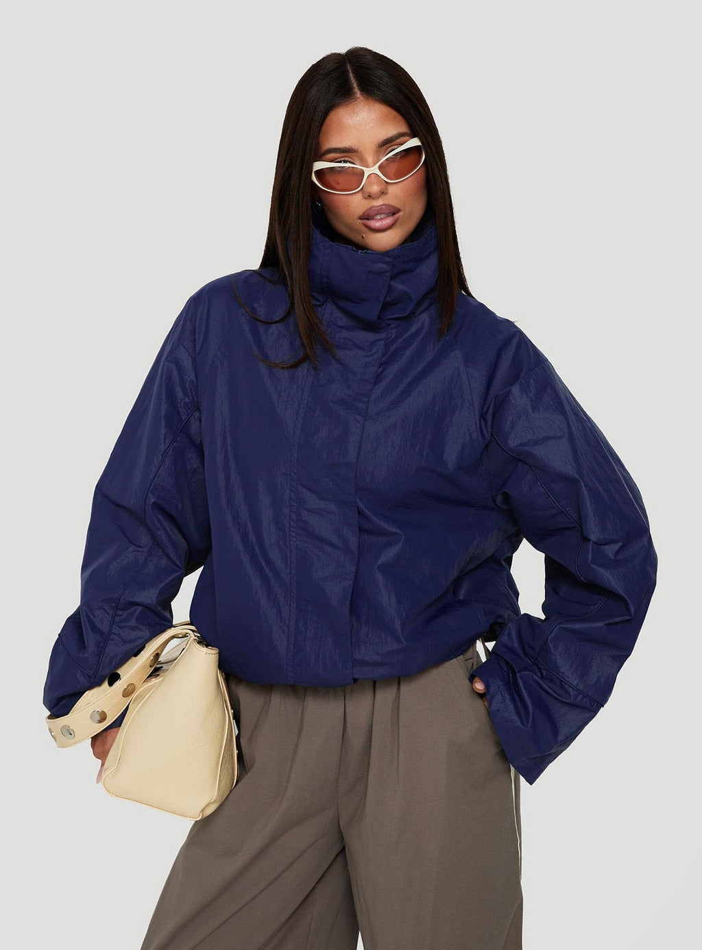 Shoreline Windbreaker Jacket Navy
