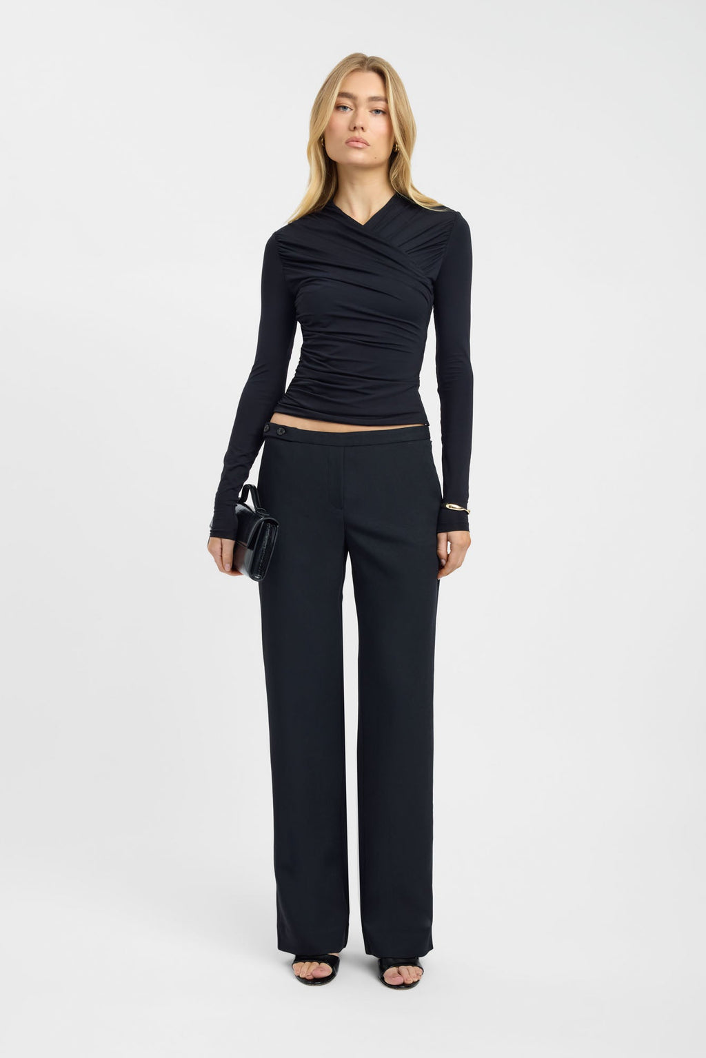 Ariel Button Tab Pant