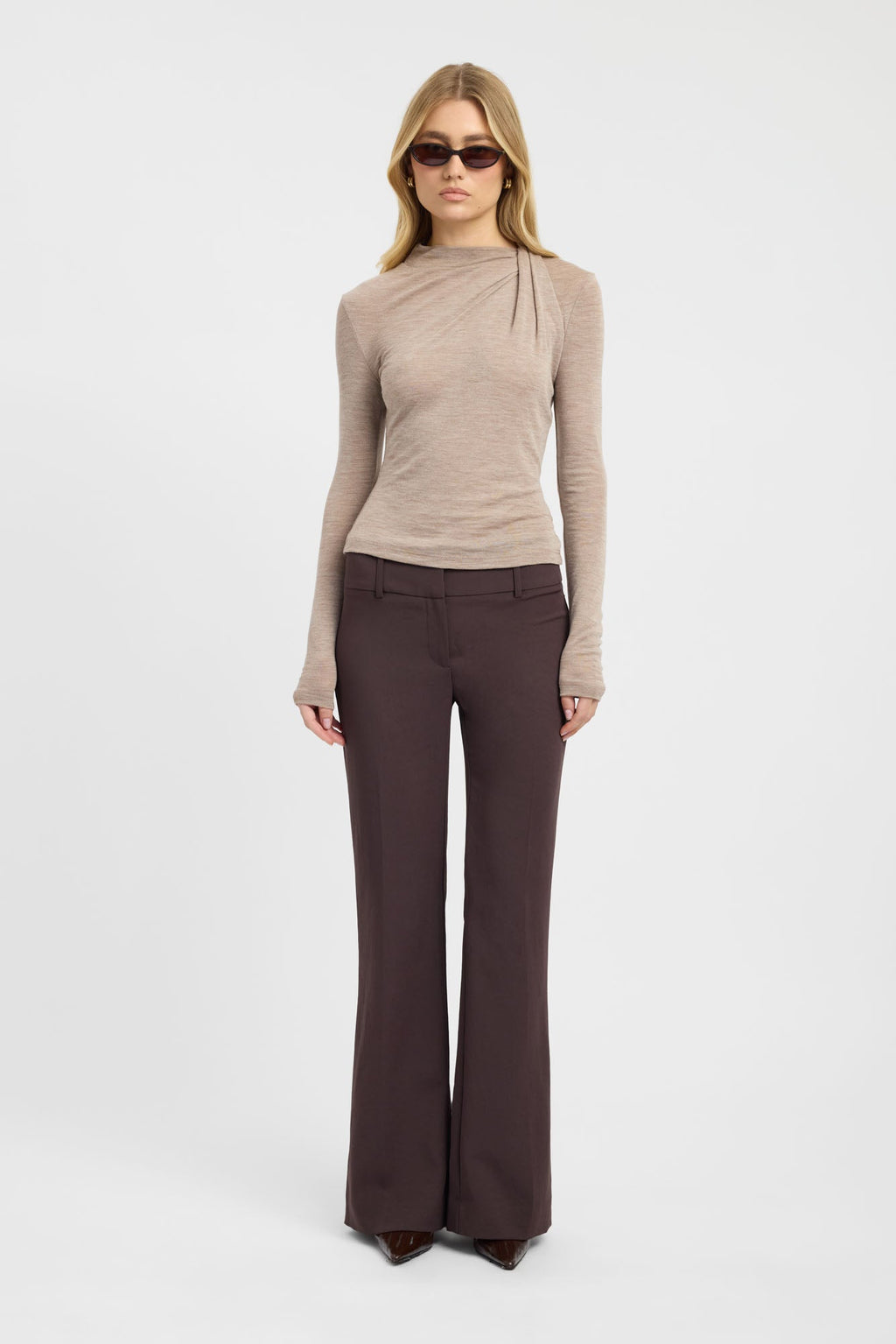 Anna Wool Long Sleeve Top