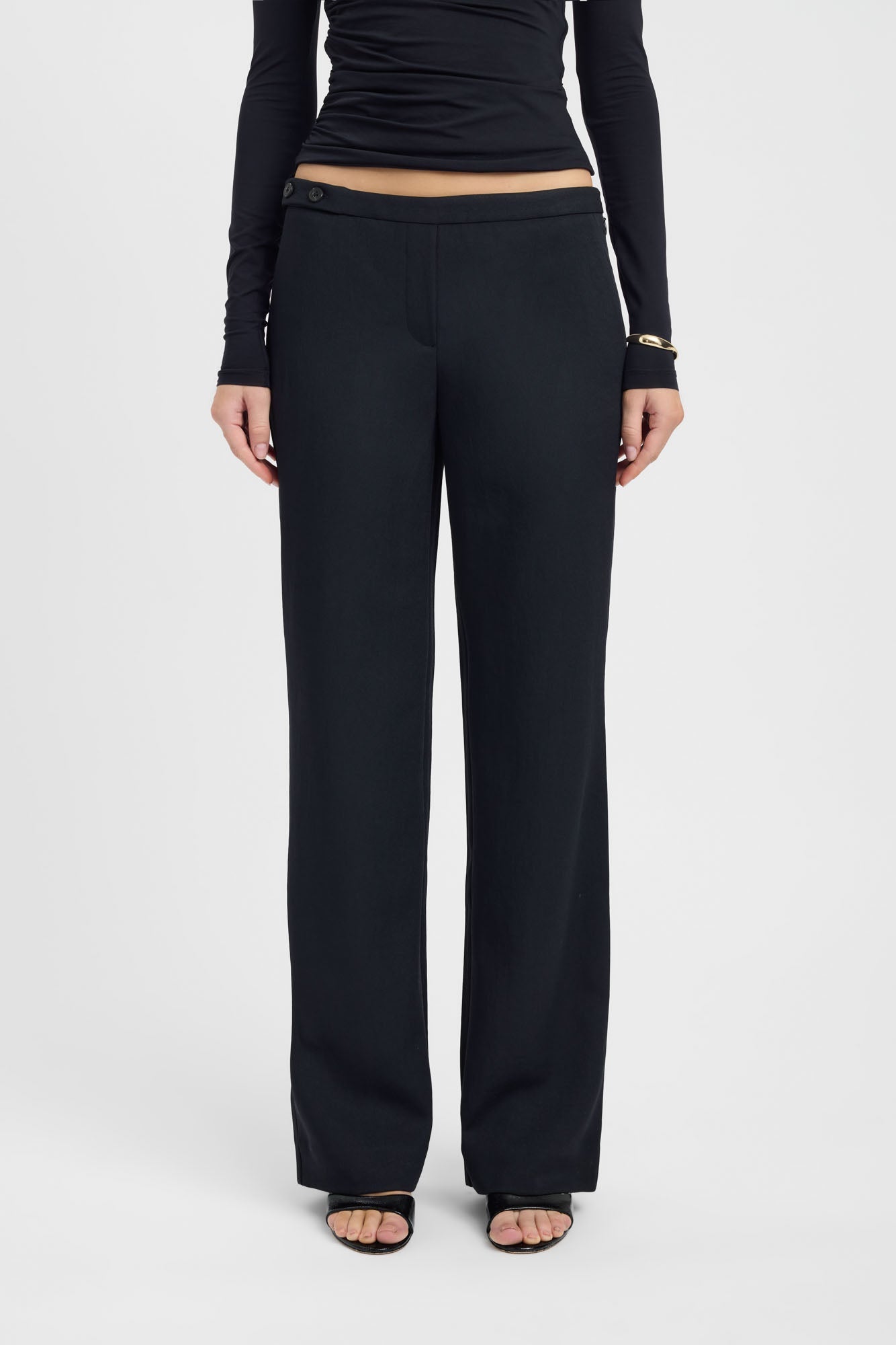 Ariel Button Tab Pant