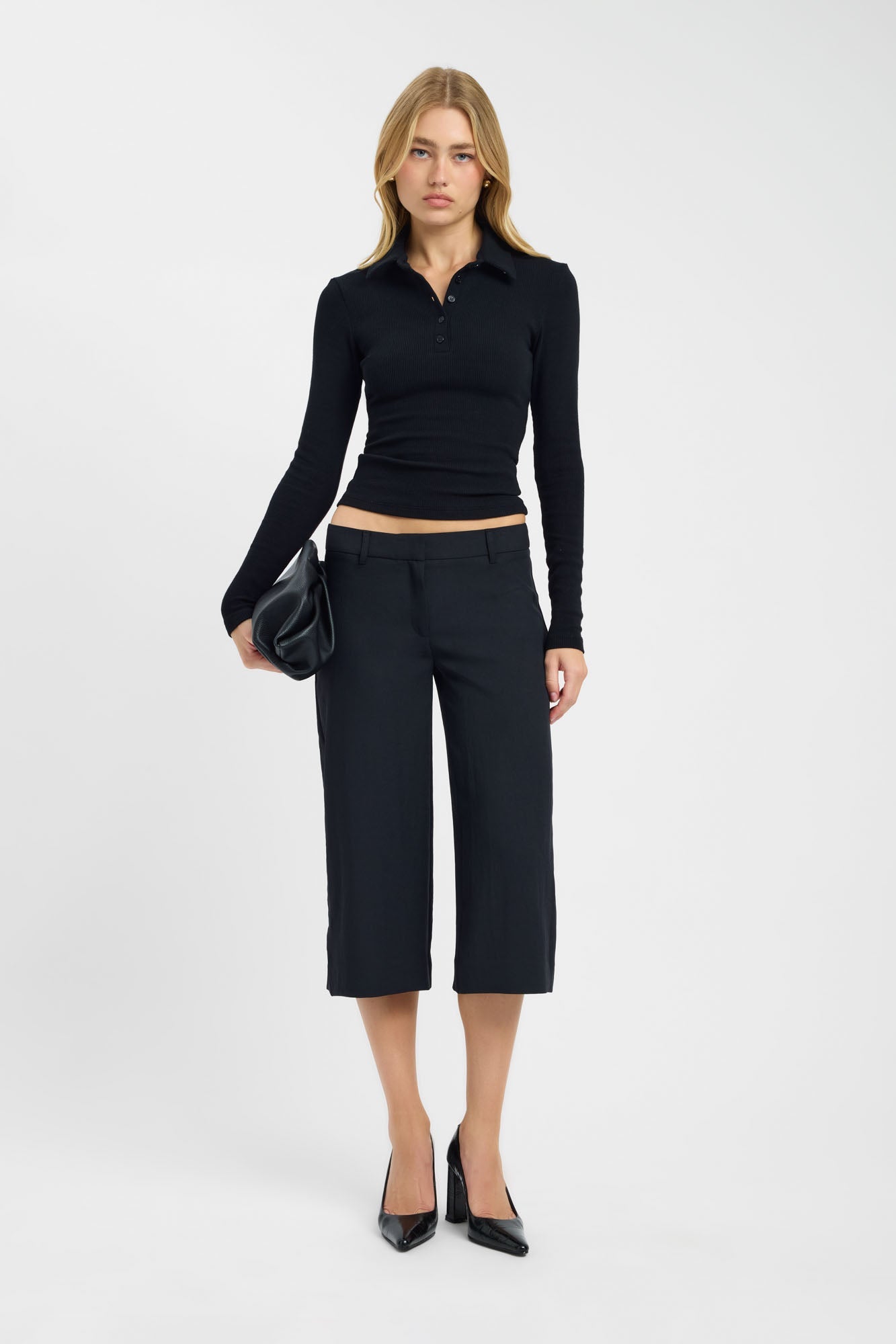 Myles Polo Long Sleeve Top