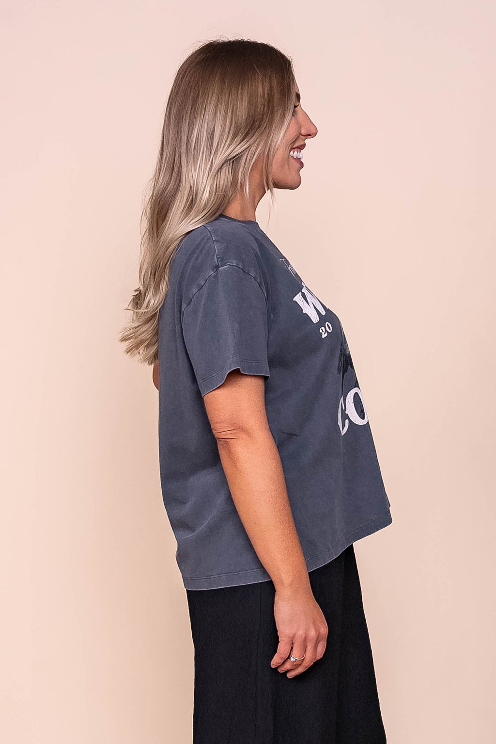 Tex Tee in Black - Foxwood
