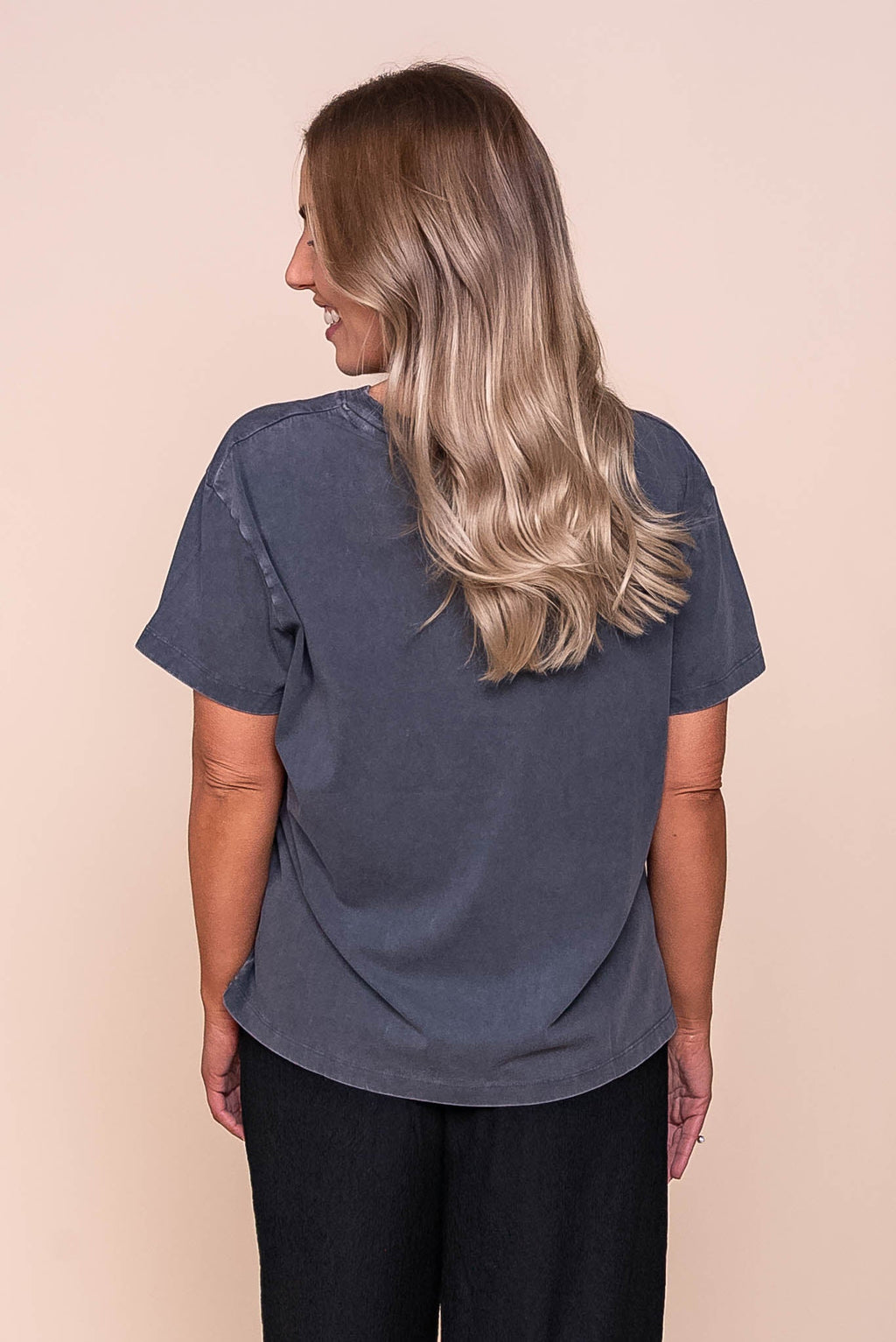 Tex Tee in Black - Foxwood