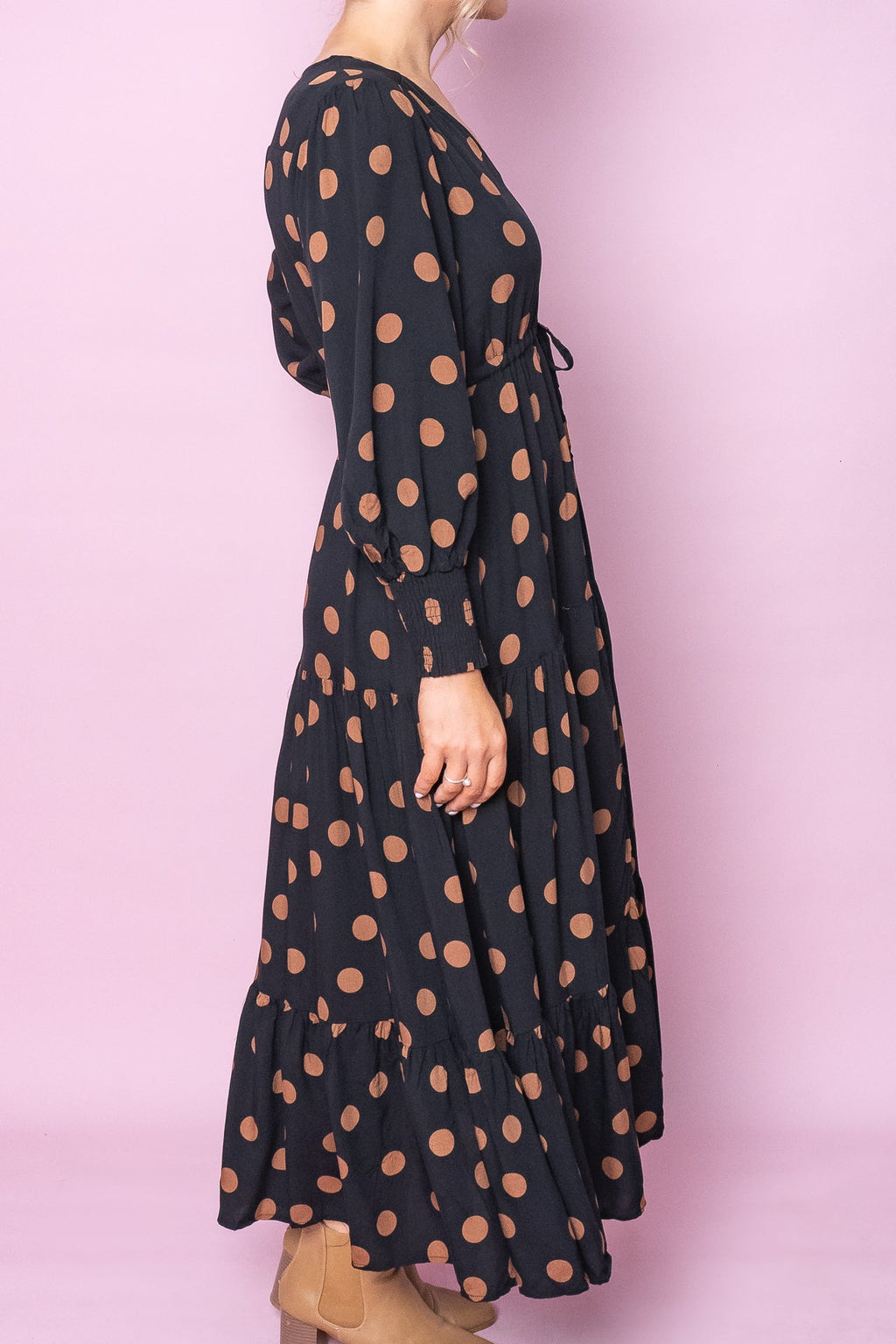 Franco Maxi Dress in Black