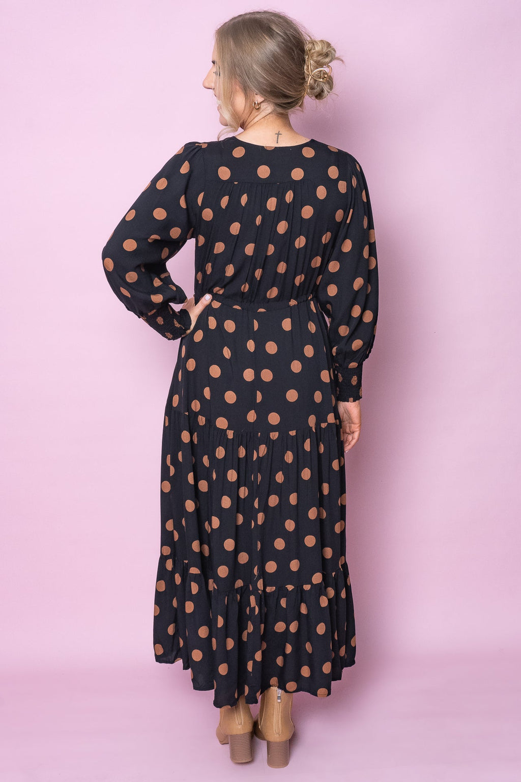 Franco Maxi Dress in Black