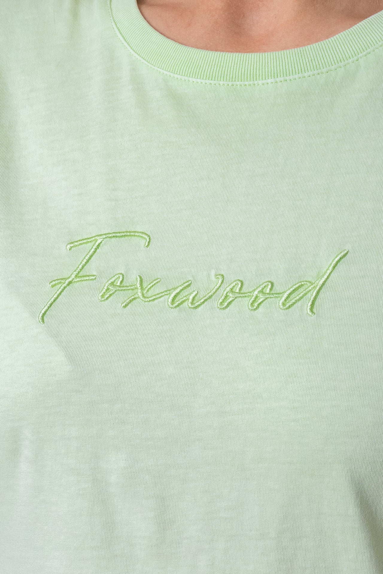 Signature Tee in Apple Mint - Foxwood