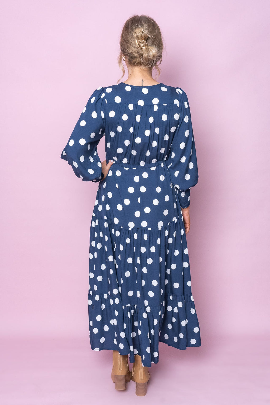 Franco Maxi Dress in Navy