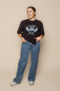 Jacqui Wide Leg Jeans in Light Blue - All About Eve