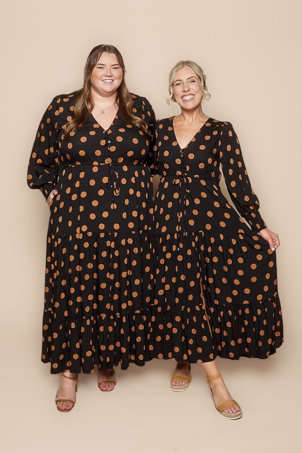 Franco Maxi Dress in Black