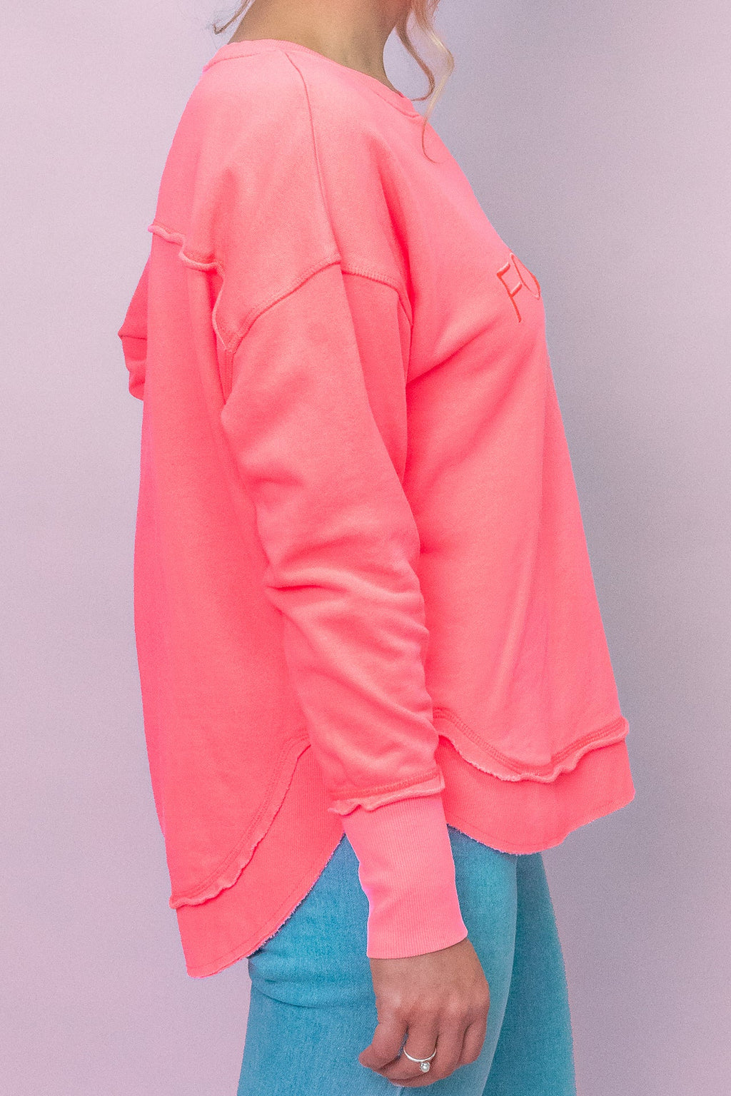 Simplified Crew in Neon Pink - Foxwood