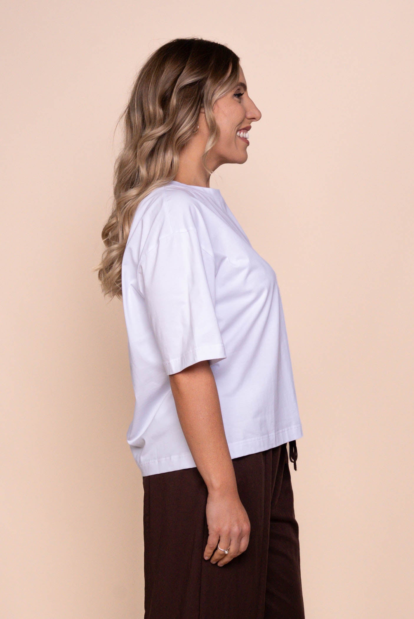 Bianca S/S Tee in White