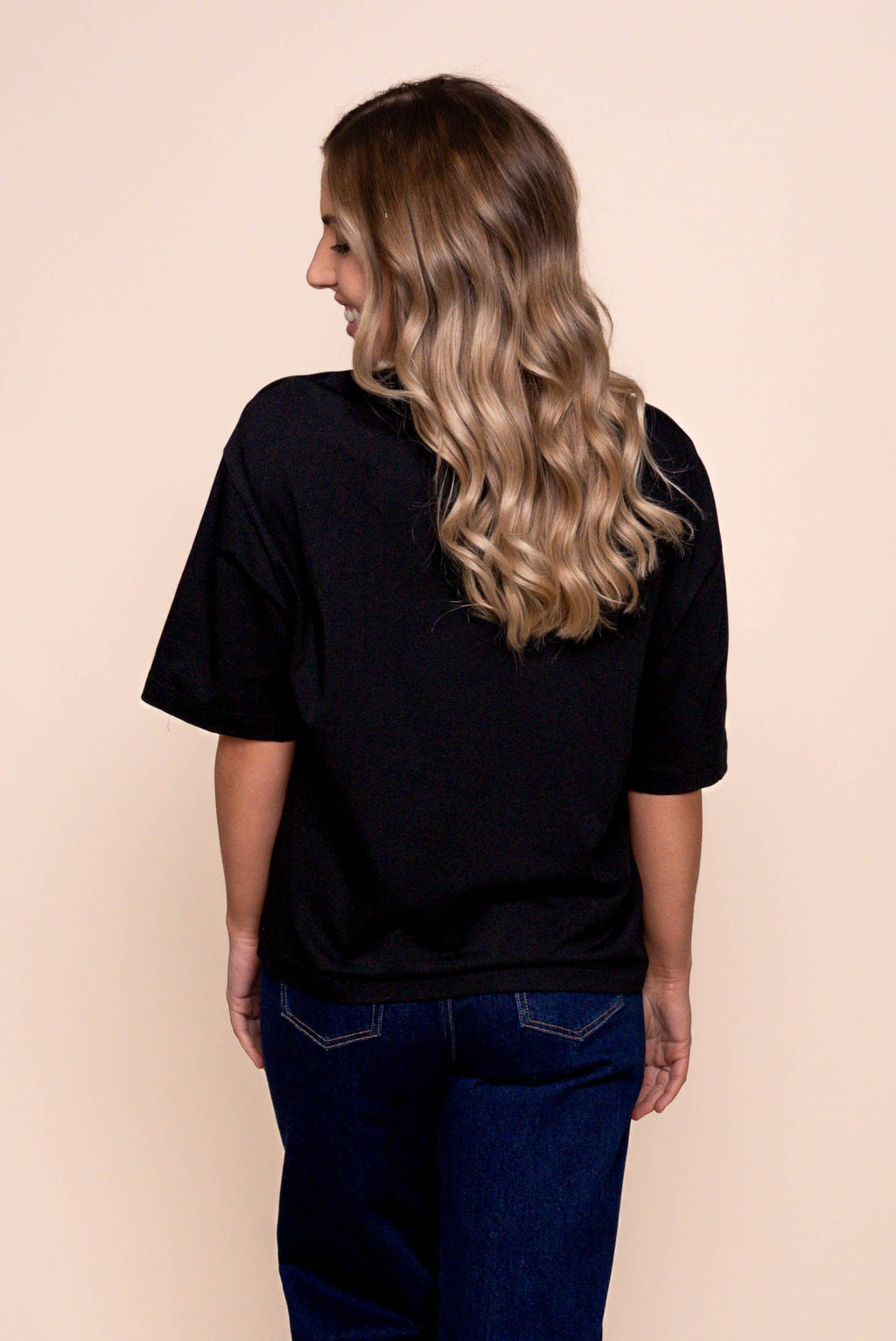 Bianca S/S Tee in Black