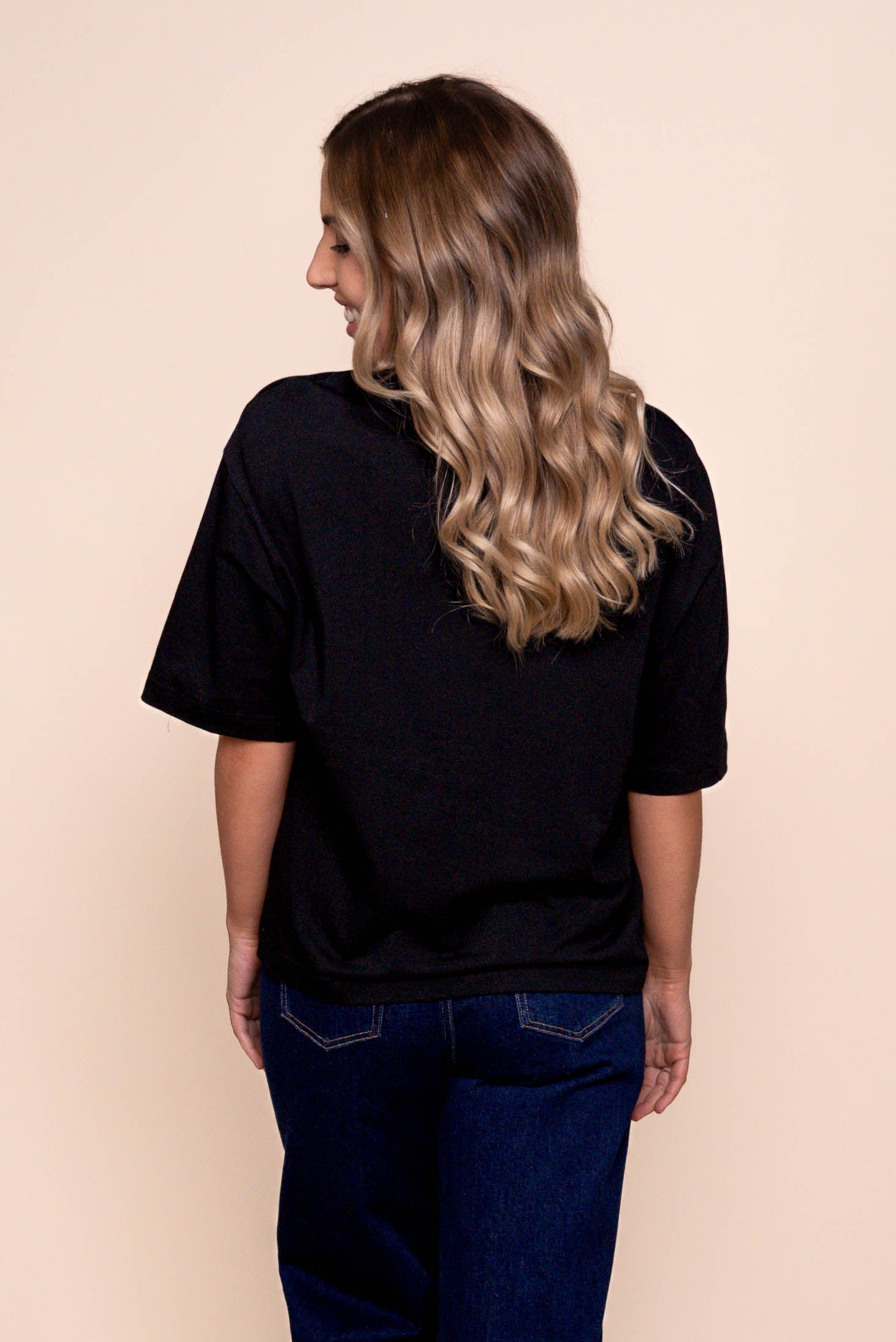 Bianca S/S Tee in Black