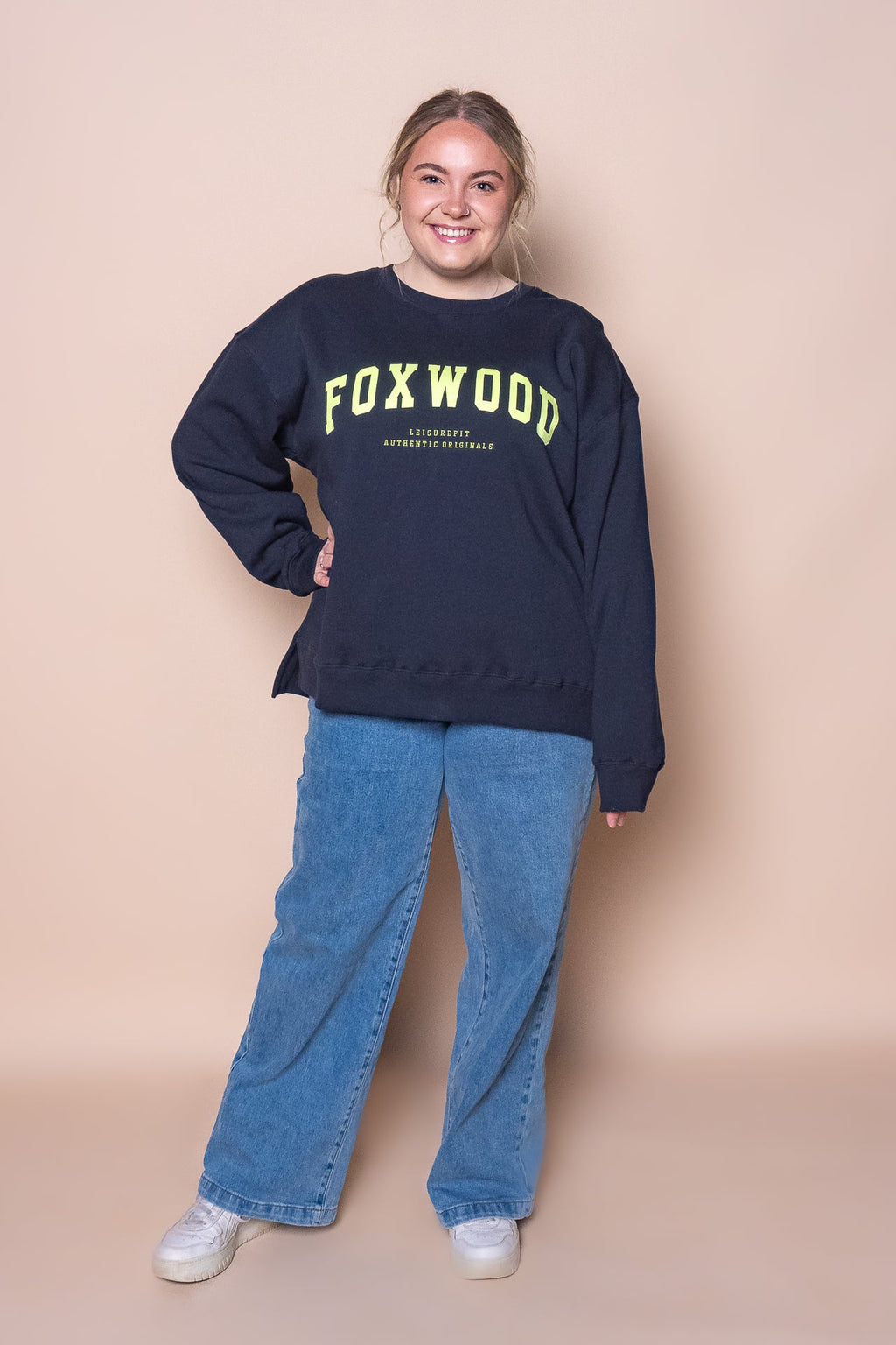 Interval Crew in Navy/Neon Yellow - Foxwood