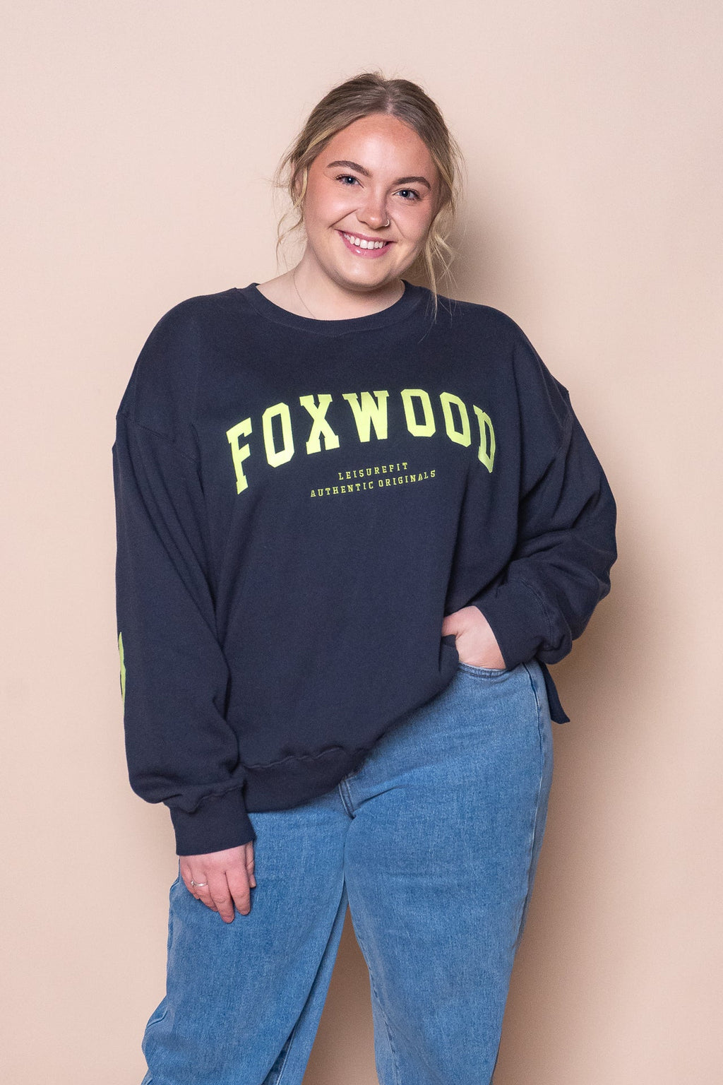 Interval Crew in Navy/Neon Yellow - Foxwood